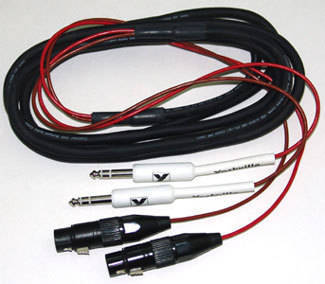 20 Foot Dual Balance TRS to XLR Male Insert Cable